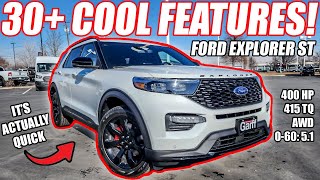 30 COOL and INTERESTING FEATURES of the 2023 FORD EXPLORER ST Exterior Interior Walkaround amp POV [upl. by Attehcram]