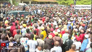 See how Nairobi residents welcomed President Ruto in Kayole today [upl. by Molloy280]