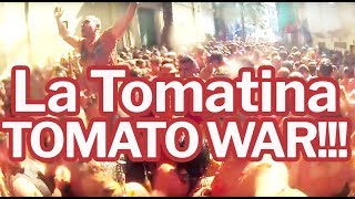 TOMATO WAR  LA TOMATINA SPAIN GoPro HD [upl. by Ainet720]