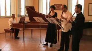 A Scarlatti  Sonata in Fa a 3 flauti e bc [upl. by Ibmab]