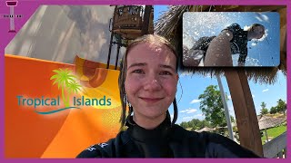 Vlog 134 Surfen und rutschen wie im Urlaub  Tropical Island 2023 [upl. by Varhol892]