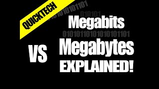 Megabits vs Megabytes [upl. by Telracs]