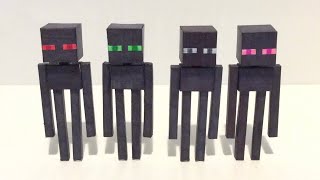 How to Make Paper Minecraft Farlander Enderman Mod [upl. by Asek]