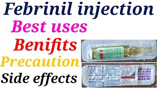 Febrinil injection best uses benifits precaution and side effects [upl. by Cristiona]