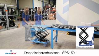 HanseLifter Doppelscherenhubtisch SPS150 [upl. by Anitsua]