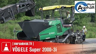 NUEVAS Pavimentadoras Vögele Super 20003i  Stand Grupo Wirtgen  World of Asphalt 2018 [upl. by Barbabas]