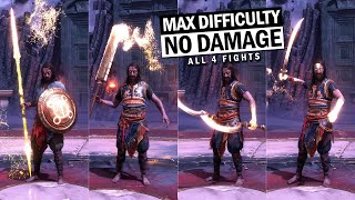 God of War Ragnarok Valhalla  Kratos vs Tyr All Boss Fights No Damage  Max Difficulty [upl. by Weed]