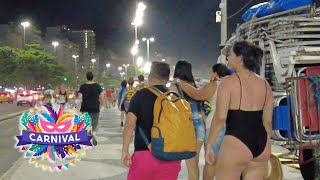 🇧🇷 RIO DE JANEIRO COPACABANA Night Walk Brazil  2022 [upl. by Reiniar]