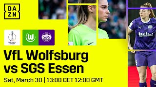 Wolfsburg vsSGS Essen  DFB Pokal Frauen 202324 SemiFinal Full Match [upl. by Nueoras911]