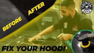 How To Clean Prep And Polish Your Hood Indoors During Winter  Chemical Guys [upl. by Anifares]