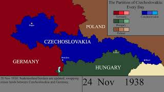 The Partition of Czechoslovakia Every Day [upl. by Warde571]