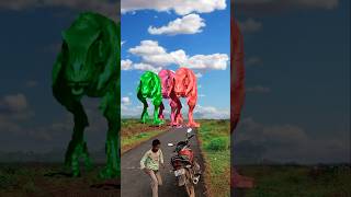 Big dinosaur chase Trexe chasing part151shorts videos jurassicpark vfx dinosaur youtube yt [upl. by Strephonn]