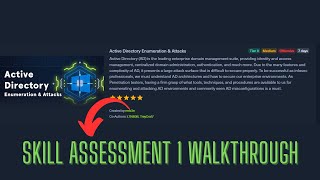 Windows Active Directory Enumeration amp Attacks Skills Assessment 1 HTB Module Completion Walkthrough [upl. by Neelav677]