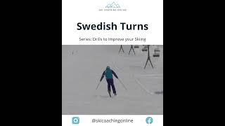 How to ski short turns  Advanced ski drills skiingtips learntoski [upl. by Nwahsed331]