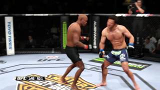 Anderson Silva vs Luke Rockhold EA Sports UFC [upl. by Eyot]