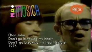 Elton John  Don´t go breaking my heart 1976 Más Música [upl. by Naic]