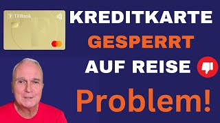 Kreditkartensperrung Problem TFBank Kreditkarte  Minimalismus mit Kreditkarten und die Folgen [upl. by Reg]