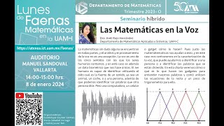 Dra Arelí Rojo Hernández Departamento de Matemáticas Aplicadas y Sistemas UAMC [upl. by Ateloiv]