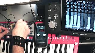 Sync Korg Volca Modular to iPad Patterning 2 Techno [upl. by Shantha]