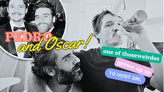 quotOne of those weirdos grows up to host SNL quot  PEDRO PASCAL amp OSCAR ISAAC [upl. by Frankie]