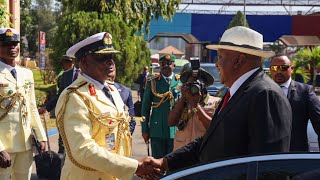 Former President Uhuru Kenyatta address a high level military fete in Nigeria  NDC COURSE 33 [upl. by Tiffi]