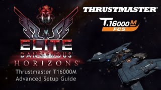 TARGET Tutorial for the Thrustmaster T16000M and Elite Dangerous [upl. by Suired]