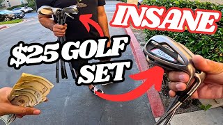 Best Golf Set for Beginners Pt1  Yard Sale Find [upl. by Aerdnak]