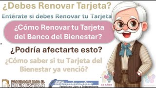 ¿Renovación de Tarjeta Entérate si debes Renovar o Cambiar tu Tarjeta [upl. by Kentigerma]