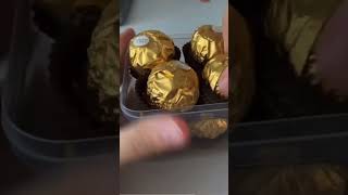 Ferrero Rocher denedim 🍫 Bence siz de deneyin çikolata chocolate aboneolmayiunutmayin keşfet [upl. by Helfant]