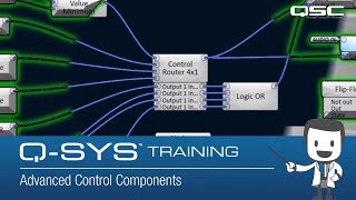 QSYS Control Training Advanced Control Components [upl. by Harobed]