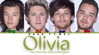 One Direction Olivia Color Coded Lyrics [upl. by Hanyaz]