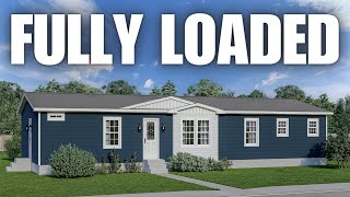 FULL PACKAGE on this new manufactured home including GIANT pantry Prefab House Tour [upl. by Macy898]