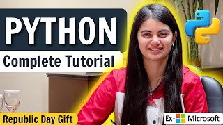 Python Tutorial for Beginners Full Course at shradhaKD  Republic Day Gift [upl. by Brainard1]