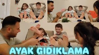 AYAK GIDIKLAMA CHALLENGE ÖDÜLLÜ OYNADIK [upl. by Linzer]