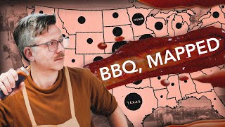 The United States of Barbecue mapsplained [upl. by Eniroc5]