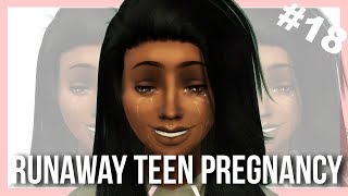 RUNAWAY TEEN PREGNANCY CHALLENGE PART 18  LETS PLAY THE SIMS 4 [upl. by Melly]