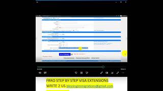 ✈️How to Apply for FRRO Step by step Foreigners Regional Registration Office✈️ frro shorts [upl. by Padraig]