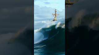 What Happens When a Ship is Trapped in a Giant Wave tidalwave ship dangerouswaves [upl. by Ibmat]