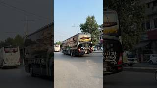 Pakistan luxurious Bus  Faisal Movers Bus  wheels on the bus punjabmotors wheelsonthebus 🕰️ Bus [upl. by Agata883]