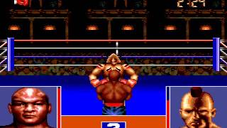 George Foremans KO Boxing Sega Genesis  Fight 15 Final [upl. by Otokam]