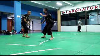 SPARRING PARTNER TANDING PENCAK SILAT PART 1 [upl. by Affer33]