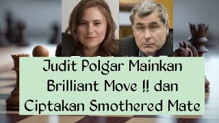 Brilliant Move amp Smothered Mate oleh Judit 1995 [upl. by Irot]