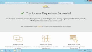 Stepbystep guide to Licensing FME Server 2016 [upl. by Ettennaej301]