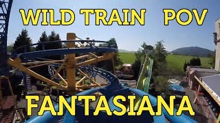 POV Onride Video of PAX Wild Train roller coaster at Fantasiana Austria [upl. by Lipfert]