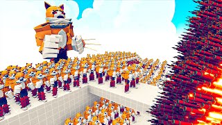 100x DOGPOUND TMNT  2x GIANT vs 3x EVERY GOD  Totally Accurate Battle Simulator TABS [upl. by Antebi711]