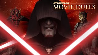 The Masters Return Movie Duels Remastered Sidious vs Maul and Savage Opress [upl. by Donny]