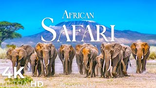 African Safari 4K • Wildlife Relaxation Film with Peaceful Relaxing Music and Animals Video Ultra HD [upl. by Katzman379]