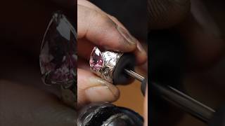 Claw Setting This 175 Carat Pink Tourmaline Stone  Jewelry Making [upl. by Ethelbert]