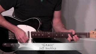 Grace  Jeff Buckley  Guitar lesson by Phil Woodward Part 1 [upl. by Bren]