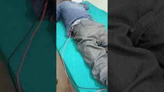 Tens therapy 🔥 back pain treatment🔥 physiotherapy chiropratic trending shorts [upl. by Atsahs323]